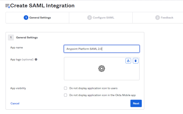 Identity Management with Okta using SAML 2.0